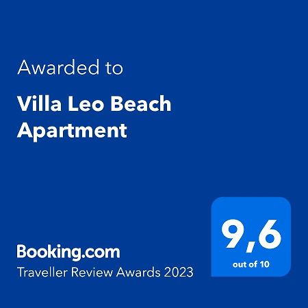 Villa Leo Beach Apartment Подгора Екстериор снимка